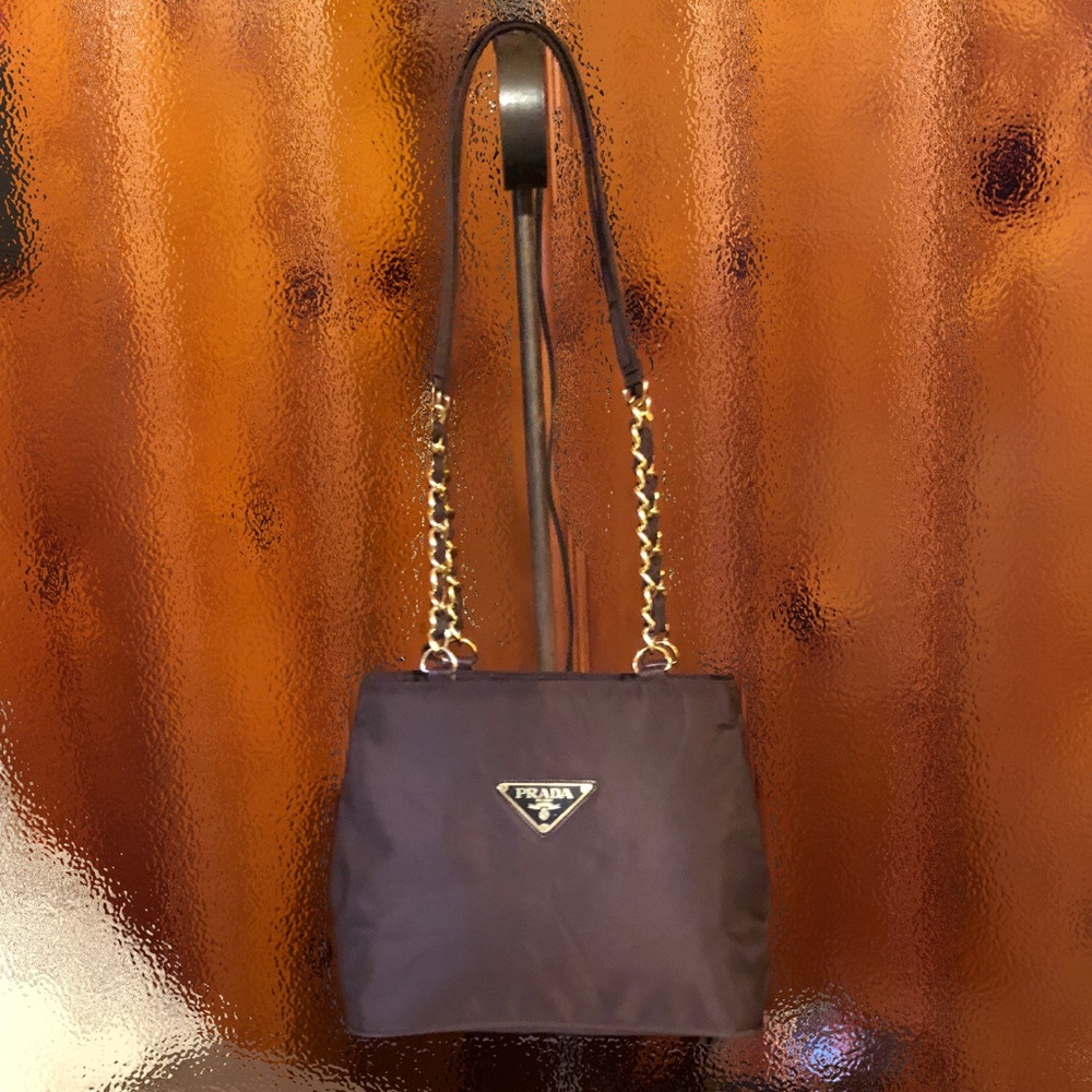 Prada nylon shoulder or crossbody.